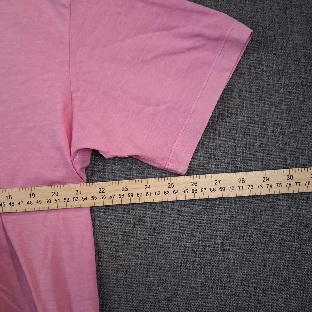 Cotton On Def Leppard American Tour 1980 Boxy Graphic Tee Pink Mens Medium NEW - Picture 7 of 9